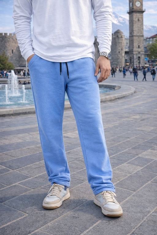 Baggy Mavi Eşofman